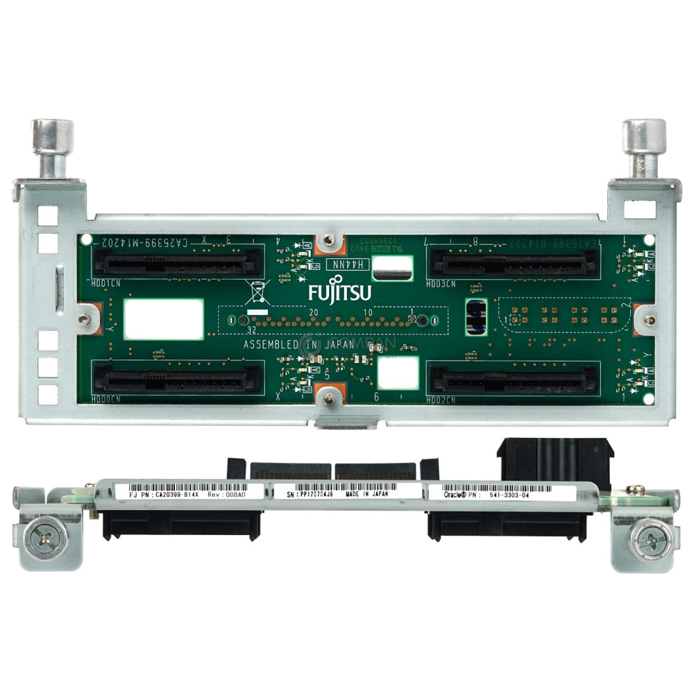 541-3303-04 SUN SPARC ENTERPRISE 4-SLOT DISK BACKPLANE FOR M3000 CA20399-B14X, CA20399-M14202